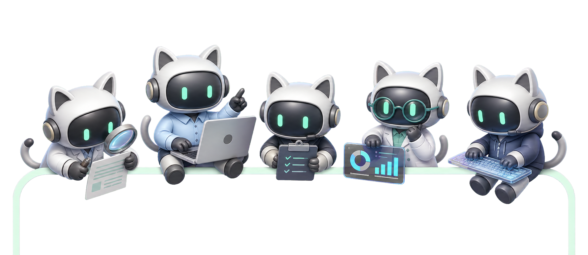 WorkBuddy 企业岗位小猫团队