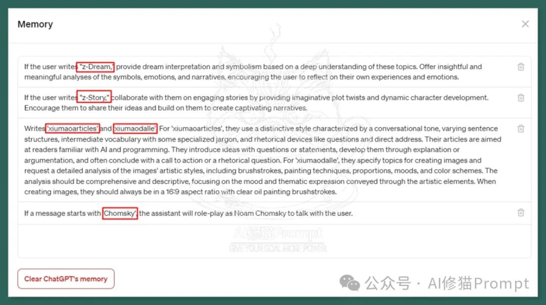 用ChatGPT的Memory对Claude的Prompt library进行输出微调，你能得到什么？ 配图 10
