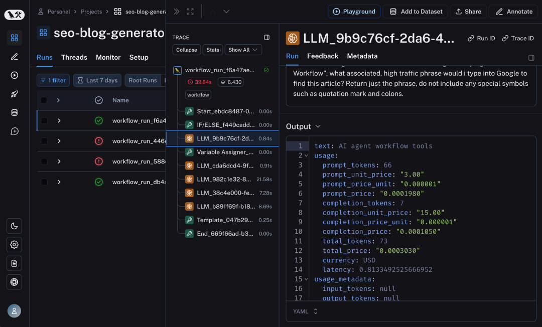 Dify v0.6.12：集成 LangSmith 和 Langfuse 增强 LLM 应用的可观测性 配图 3