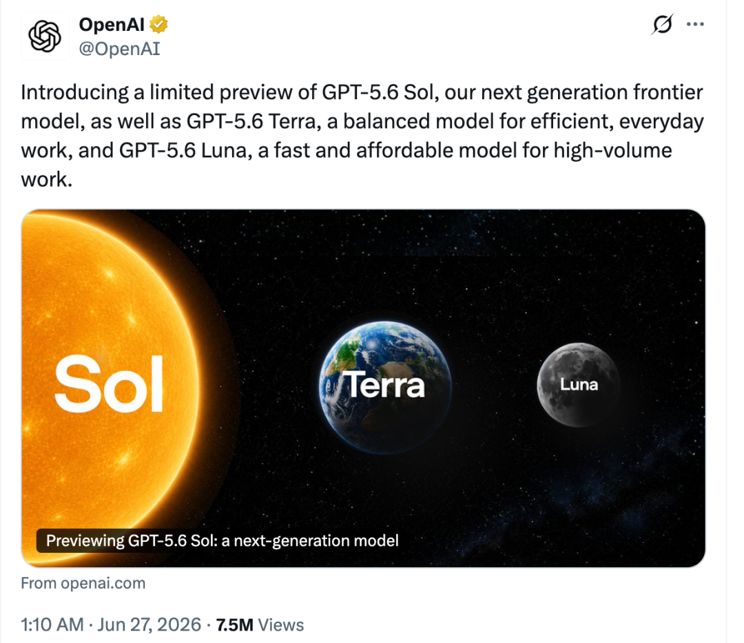 OpenAI深夜引爆GPT-5.6，三箭齐发全面围剿Anthropic