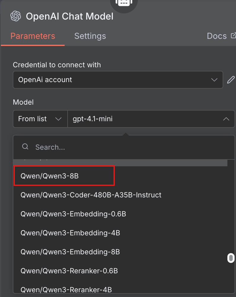 如何将硅基流动接入到n8n 工作流，白嫖DeepSeek、Qwen、智谱等AI大模型 配图 7