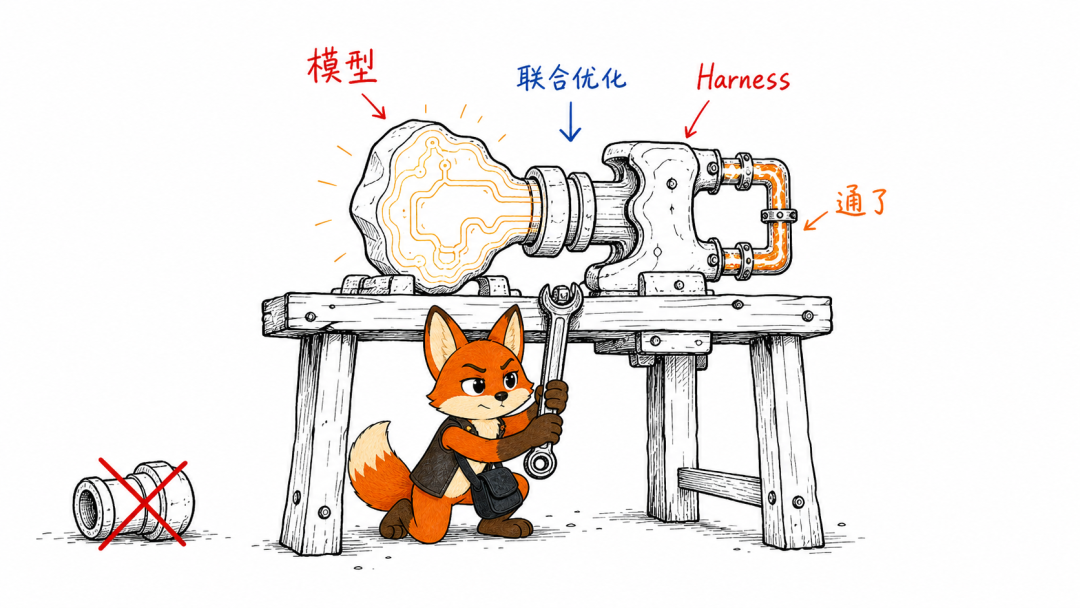 assets/deepseek-harness-workbuddy-illustrations/02-model-harness-cooptimization.png