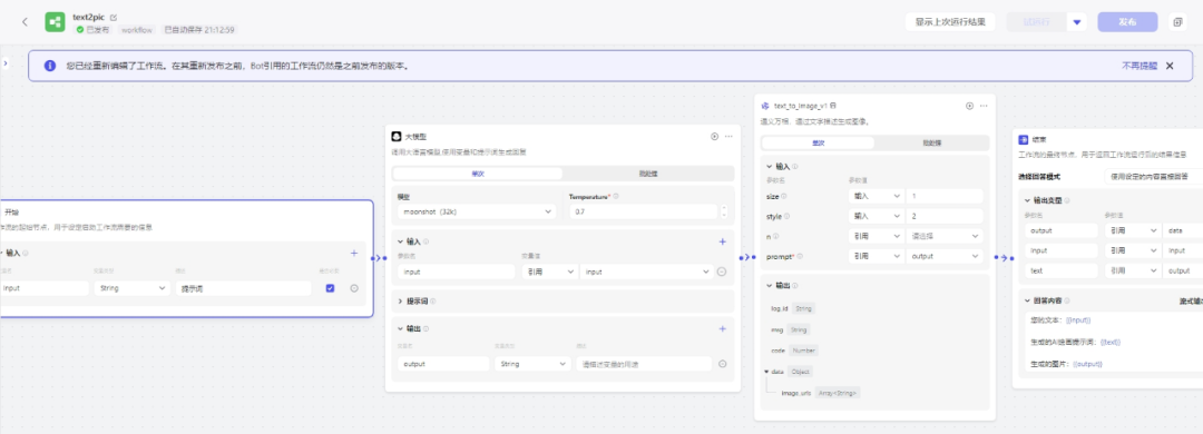 COZE进阶应用，小说推文到AI绘画提示词，用到kimi和通义两个AI大模型 配图 8