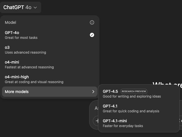 “4.1 淘汰 4.5 ！”OpenAI发布升级版GPT-4.1全家福：推理、编程性能升级 配图 3