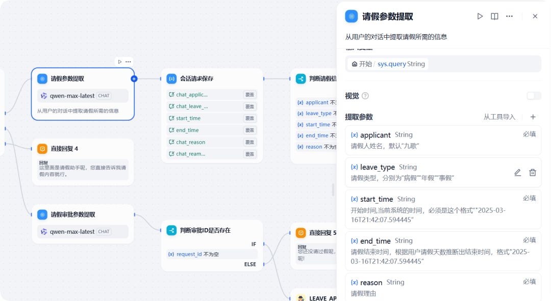 Trae+Dify 1小时制作对话流OA请假智能体，真是太体贴了！ 配图 16