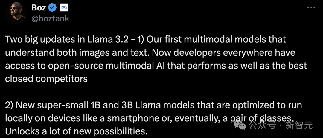 Meta首款多模态Llama 3.2开源！1B羊驼宝宝，跑在手机上了 配图 6