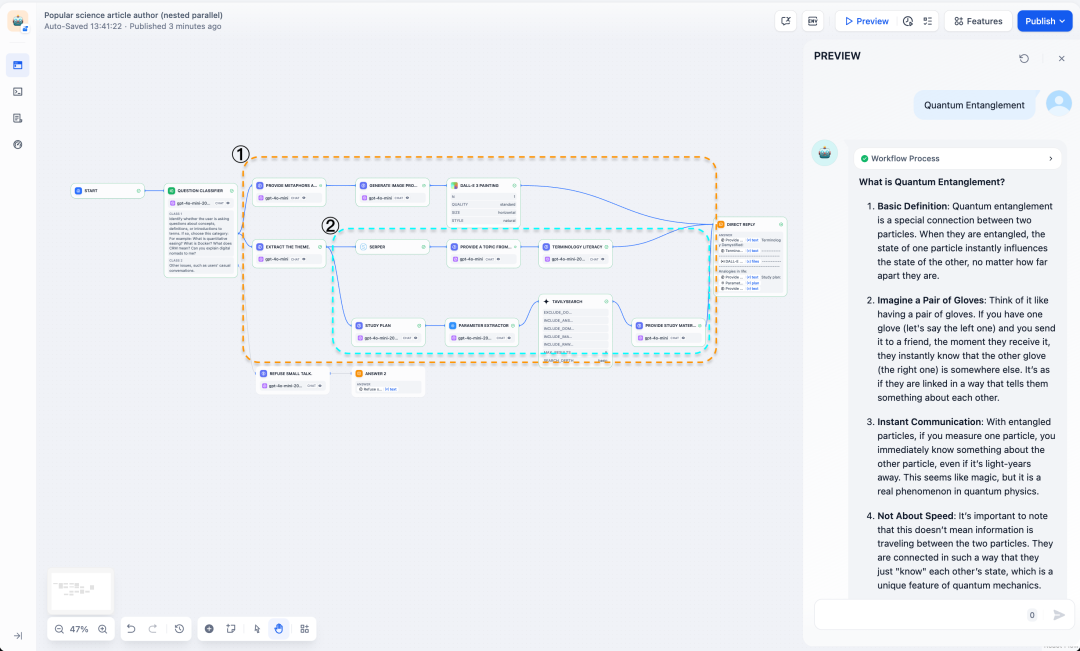 Dify v0.8.0：Workflow 重磅更新 - 通过并行处理多个分支，显著提升速度 配图 2