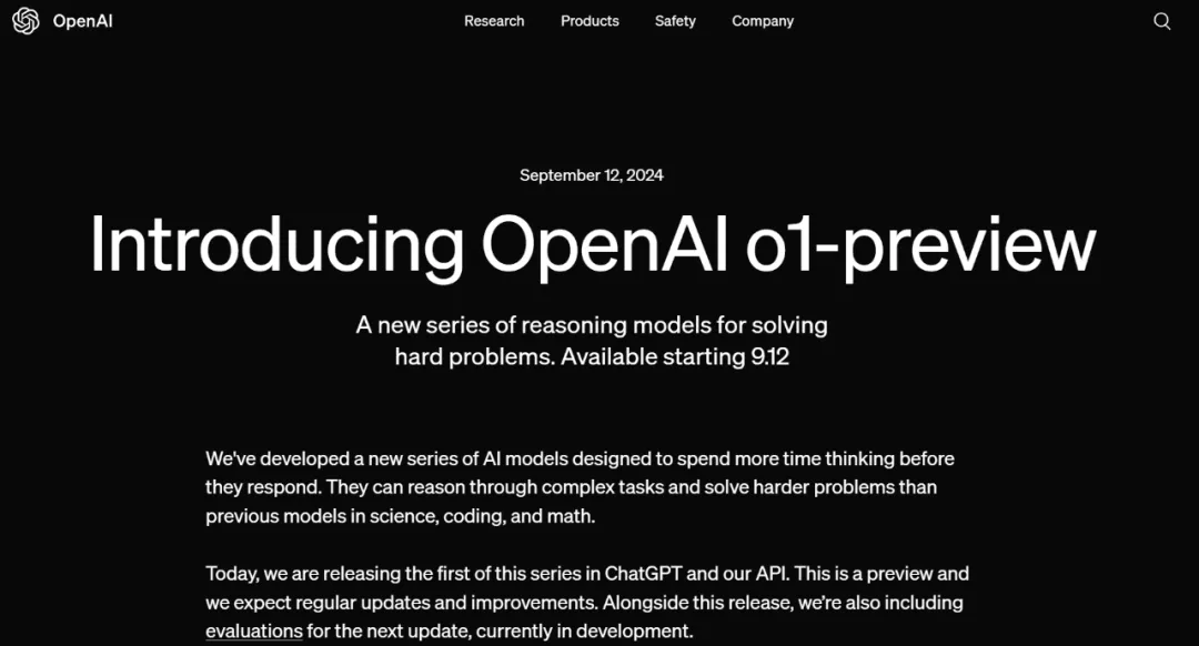 OpenAI震撼发布o1大模型！RL深度思考，技术差距拉开