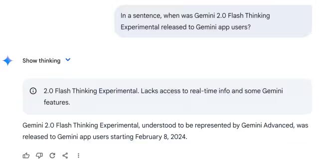 gemini 2.0 flash experimental has a knowledge cutoff date of june 2024