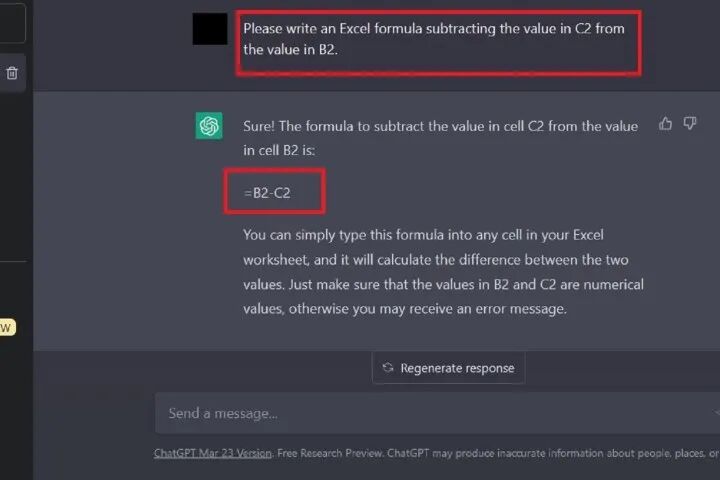 如何使用 ChatGPT 编写 Excel 公式？ 配图 3