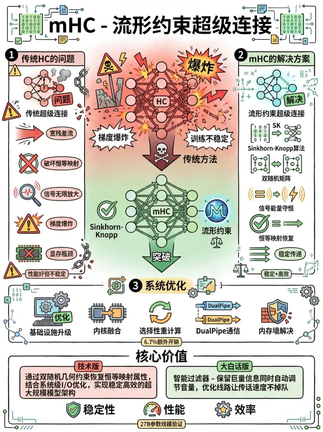 DeepSeek 发布新论文，提出全新 MHC 架构，有何创新与应用前景？ 配图 2