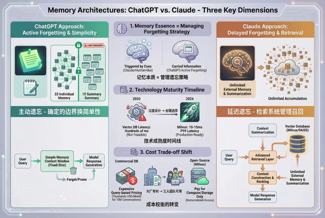 ChatGPT VS Claude ，Agent记忆用对话压缩还是RAG按需检索 配图 4