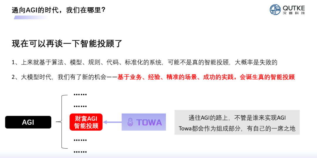 况客发布金融AI智能体中台Towa，助力财富AGI时代 配图 10