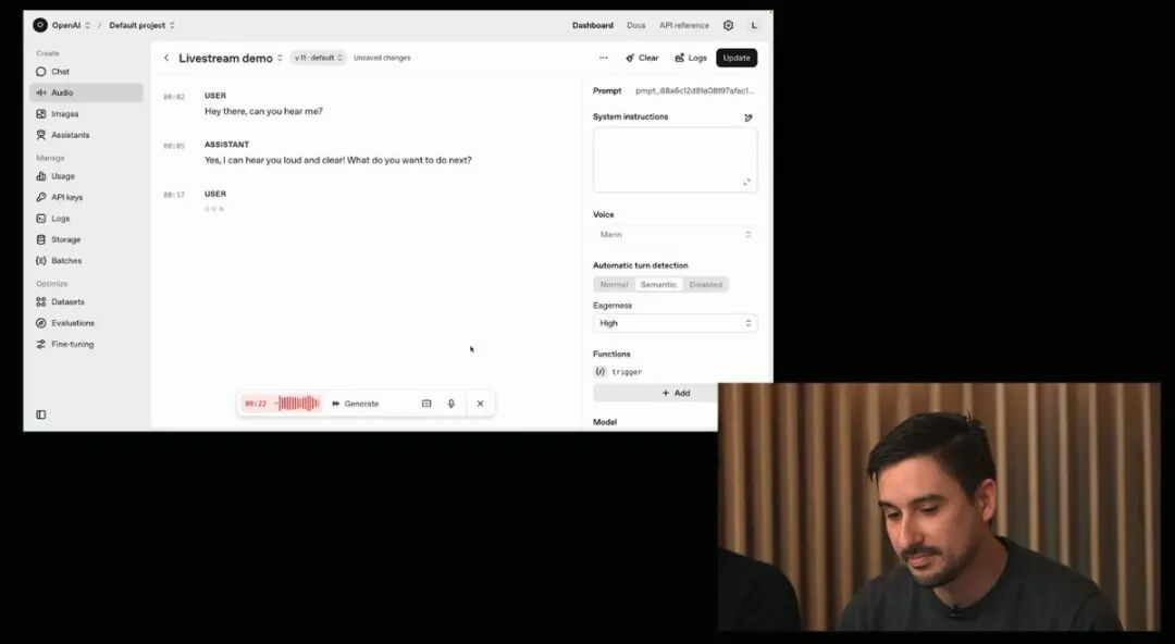 OpenAI发布语音到语音模型gpt-realtime