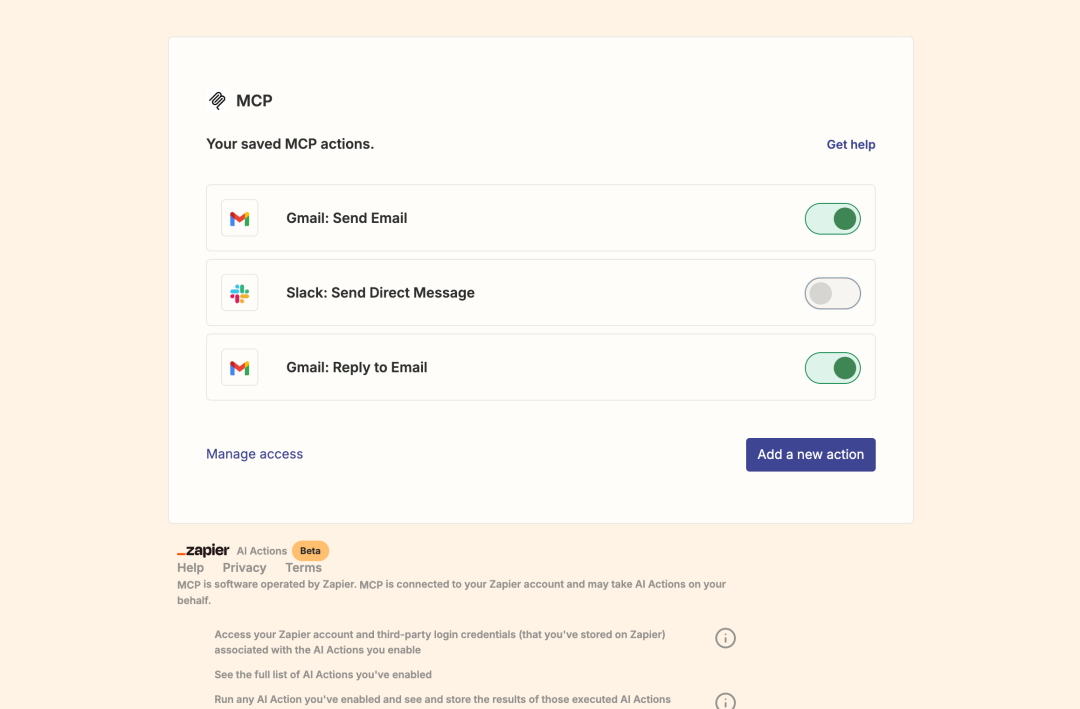 Dify MCP 插件指南：一键连接 Zapier，轻松调用 7000+ App 工具 配图 6