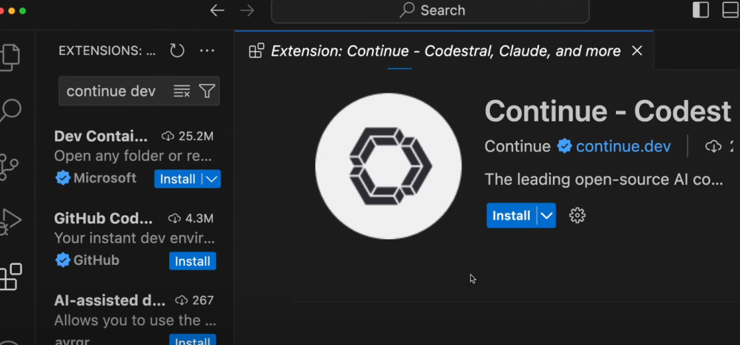 GPT-4o-mini + Qwen2 + ContinueDev：一分钟创建Github Copilot教程（本地、免费） 配图 13