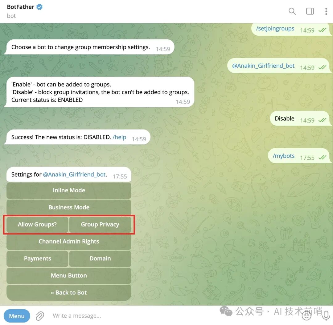 手把手教你制作一个电报 Telegram AI 机器人（AI Bot） 配图 13