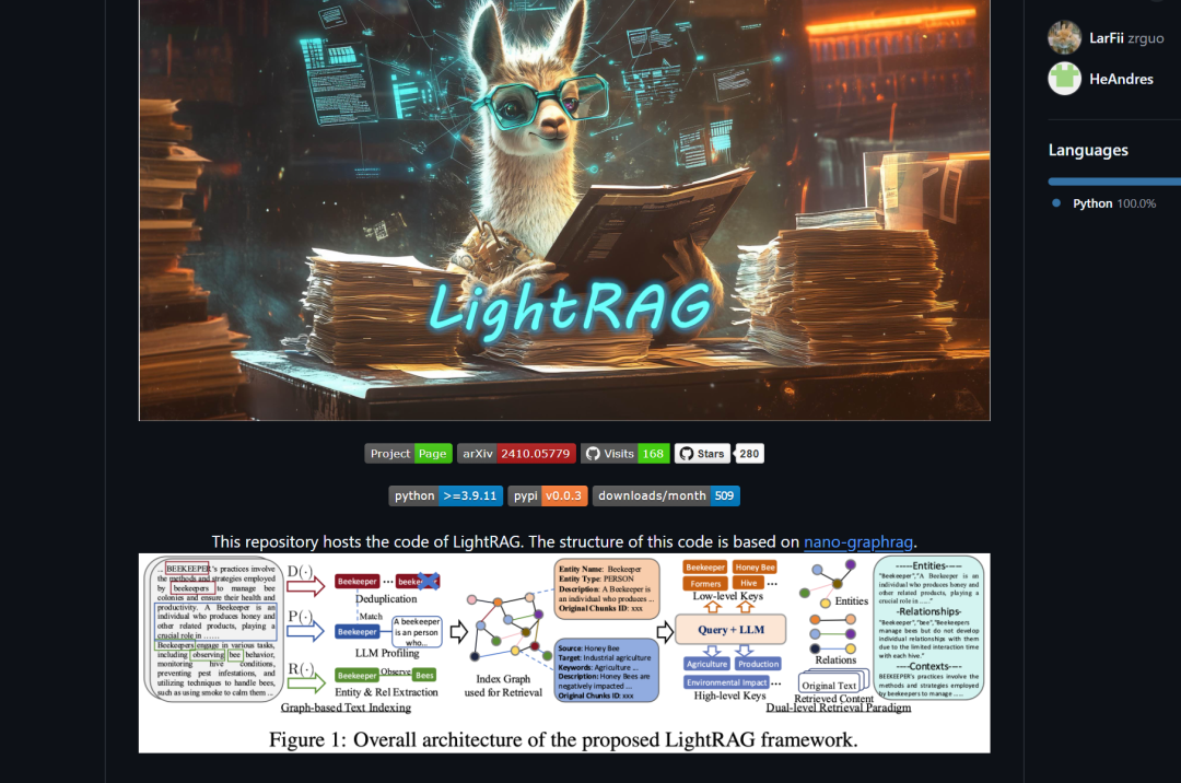 LightRAG开源了！轻巧、强大，GraphRAG的进化版 配图 6