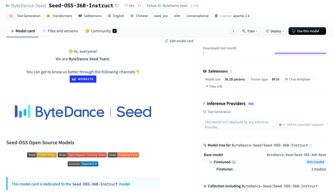 超过Qwen，字节首次开源大模型Seed-OSS