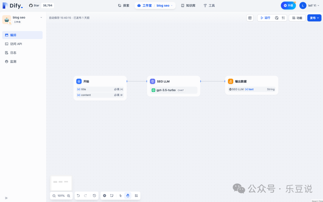 基于Dify Workflow打造博客SEO分析工具 配图 2