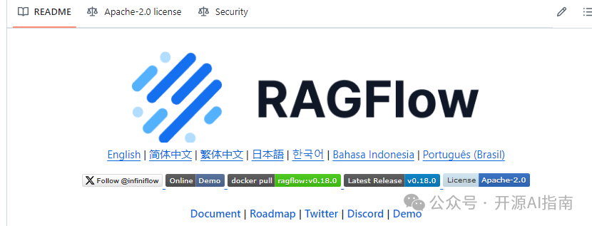 51.9K Stars! 开源RAG新标杆！RAGFlow：基于深度文档理解的下一代知识引擎 配图 2