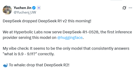 刚刚，DeepSeek开源新版R1，媲美OpenAI最高o3模型 配图 4