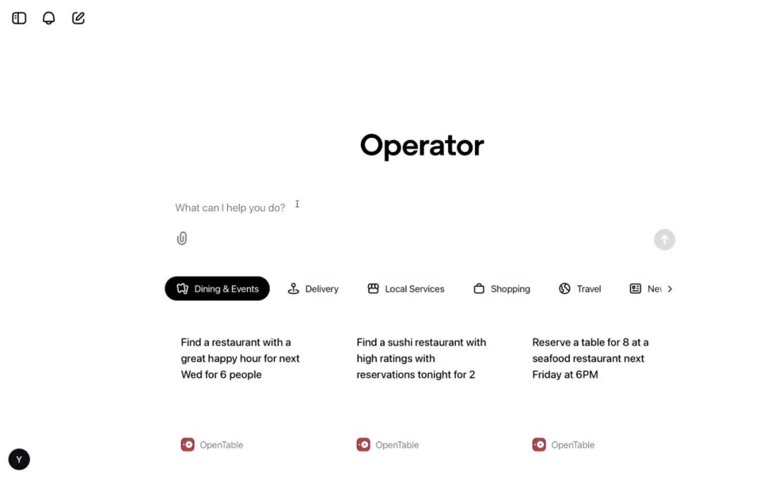 OpenAI发布首款AI智能体Operator，能像人类一样自主操控浏览器
