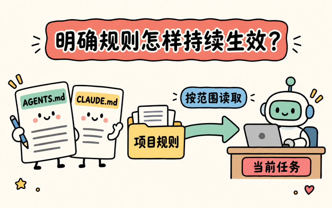 明确的项目规则按适用范围进入当前任务