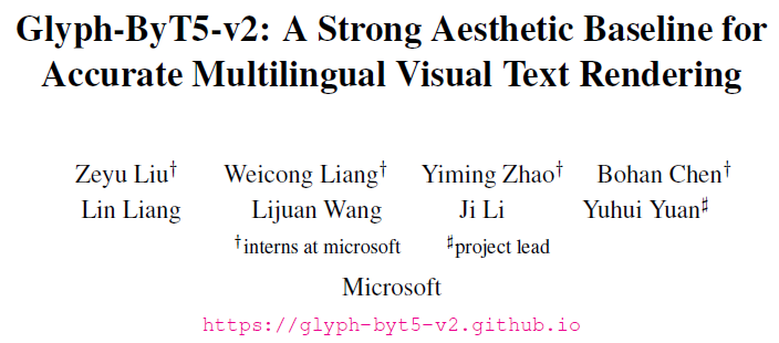 微软推出Glyph-ByT5-v2，支持10种语言高精度文字海报生成 配图 2