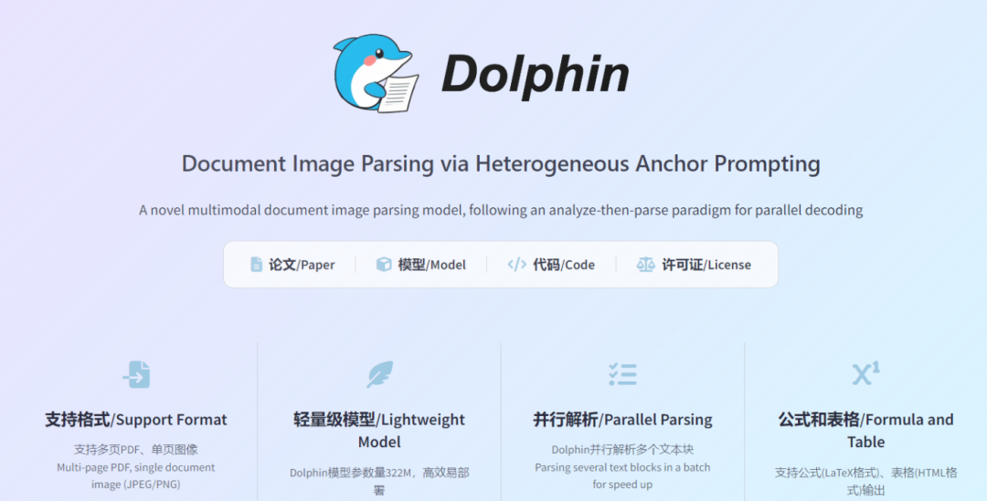 「文档处理终结者」字节跳动Dolphin开源：从合同到试卷全搞定，多语言OCR+智能排版还原，B端企业刚需 配图 4