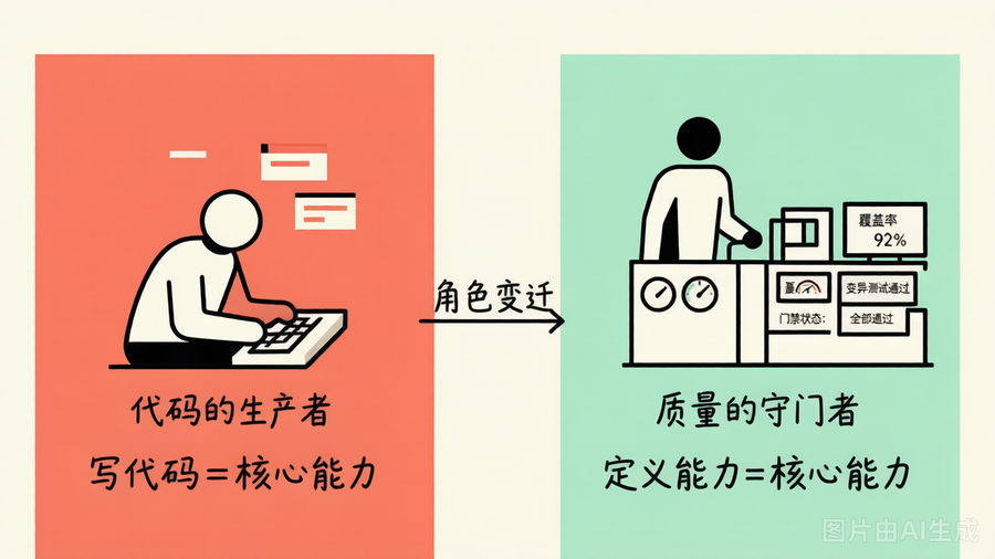 工程师角色变迁：从代码生产者到质量守门者