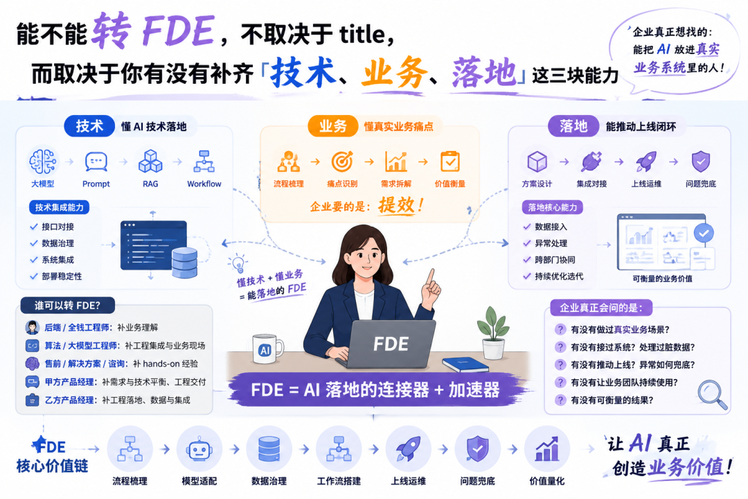 想转 AI 落地 FDE？先看 3 个核心能力项 配图 2
