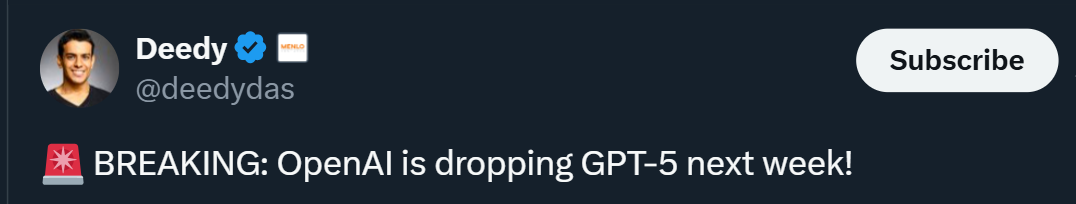 突发：GPT-5下周发布 配图 3