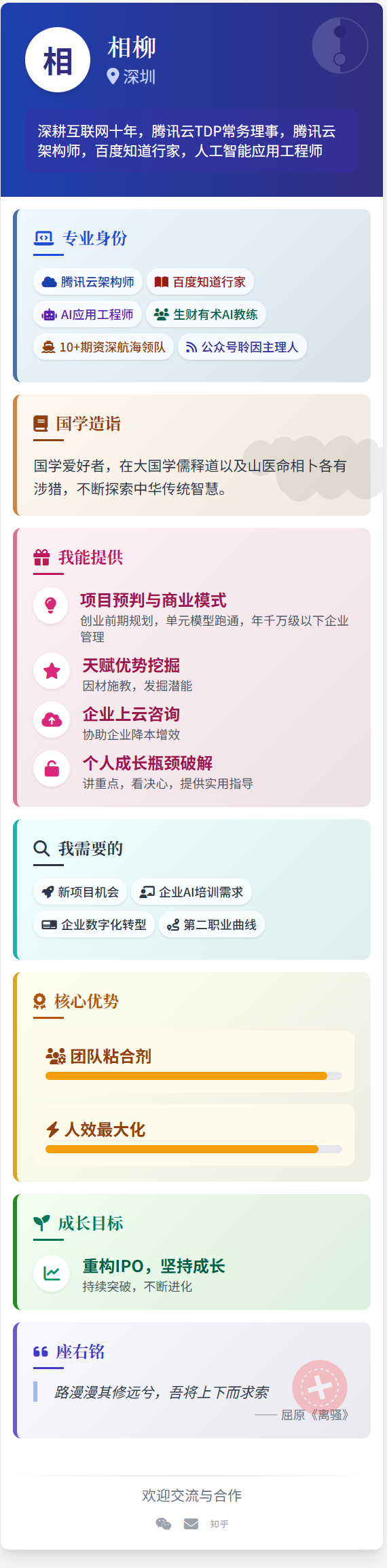 这段Prompt提示词生成的自我介绍卡，让别人3年后还记得你 配图 4