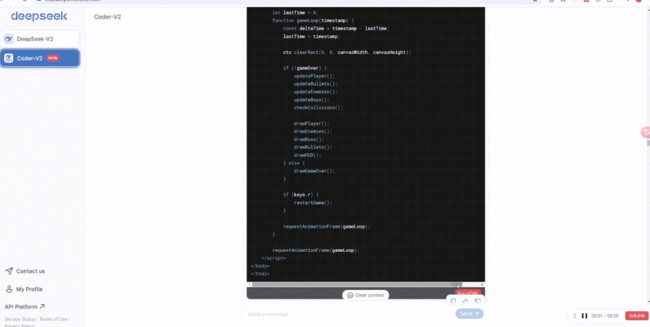 DeepSeek Coder 支持代码在线执行 配图 4