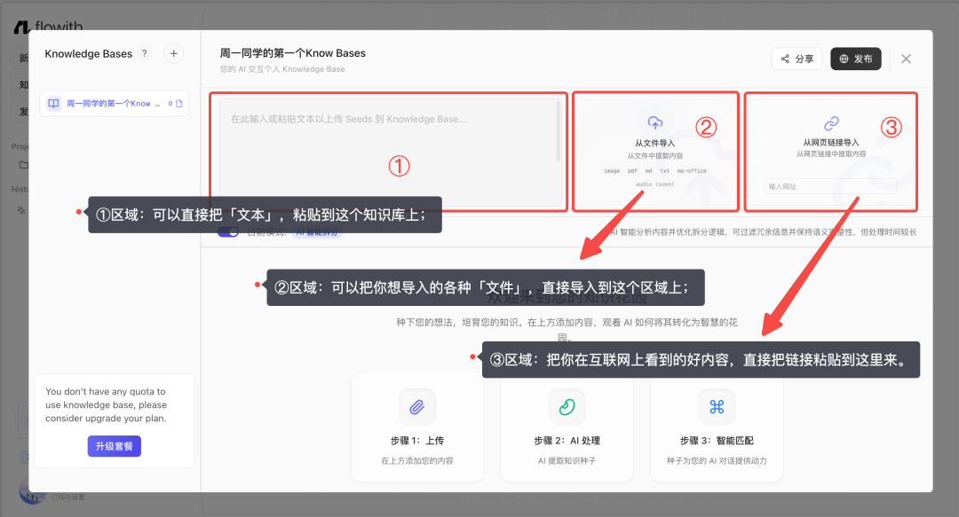 上传内容