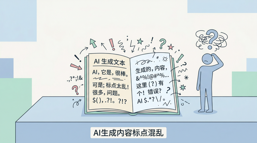AI生成内容标点混乱