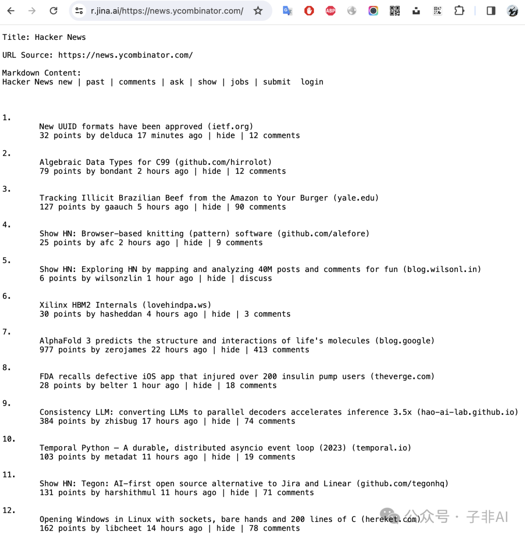 Jina AI 开源 RAG 关键组件 Reader：面向LLM的网页爬虫 配图 3