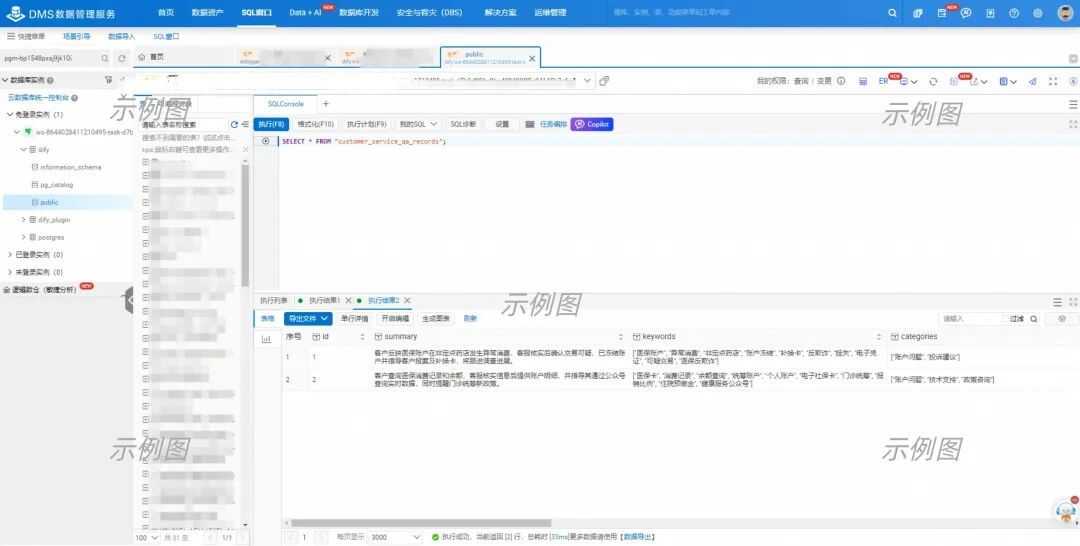 Dify on  DMS，快速构建开箱即用的客服对话数据质检服务 配图 8