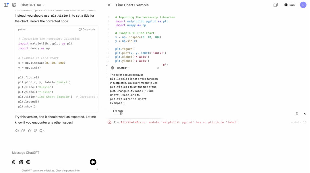 OpenAI 新货详解：Canvas 更新，可运行 Python 配图 4