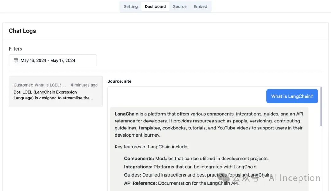 使用RAG-GPT快速搭建LangChain官网智能客服 配图 11