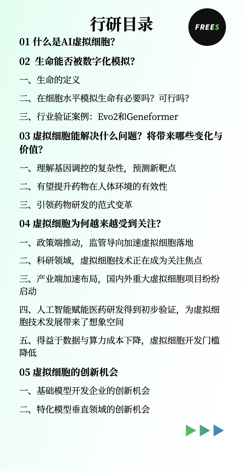 AI虚拟细胞：数字化生命的探索 | 峰瑞报告