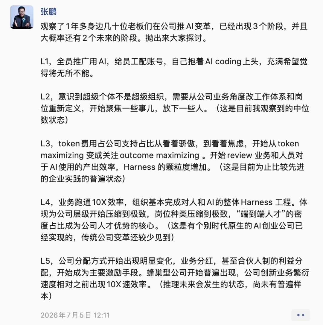 给「AI 组织」交了好几波学费后，终于看清了这五级台阶 配图 2