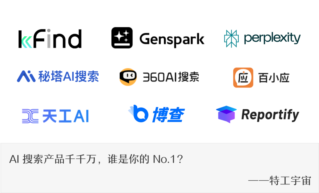 AI 搜索产品千千万,谁是你的 No.1?