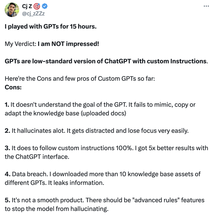 还不到6个月，GPTs黄了 配图 3