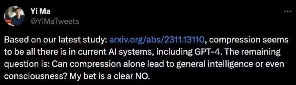 对话香港大学马毅：“如果相信只靠 Scaling Laws 就能实现 AGI，你该改行了”