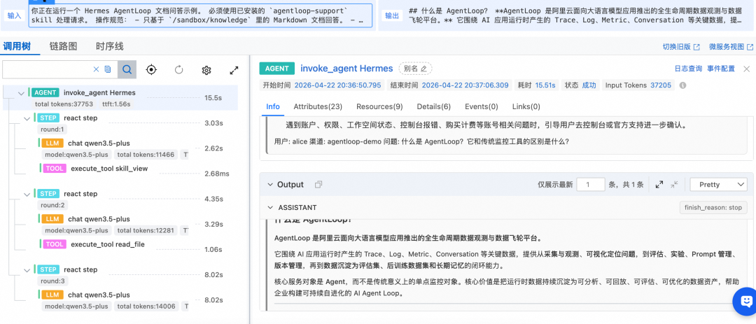 给 Hermes 装上显微镜：Agent 执行全知道 配图 3