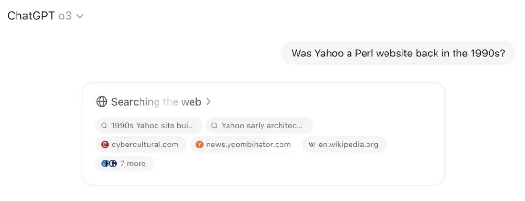 OpenAI searching the web