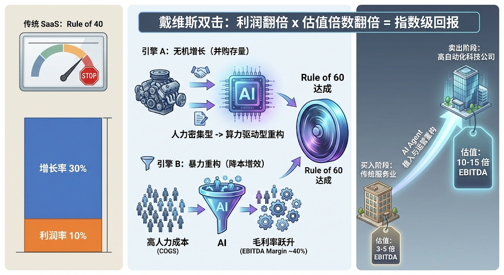 忘掉 Rule of 40：在 AI Rollup 时代，我们要追求的是“Rule of 60” 配图 3
