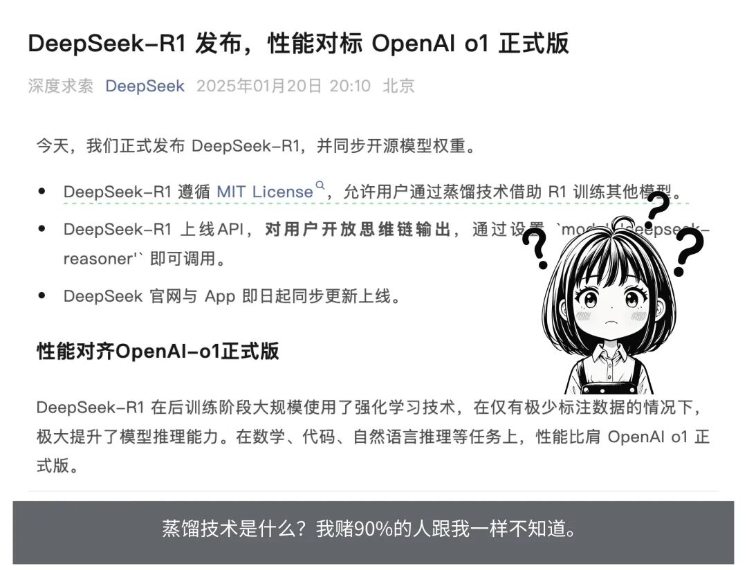 Deepseek鲨疯了，但90%的人都不知道它提到的蒸馏技术是什么